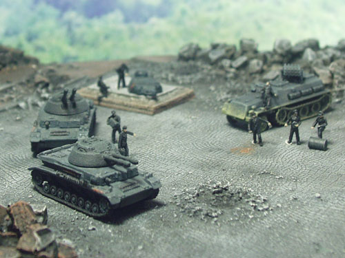 1:144 German Kugelblitz 30 mm Zwillingsflak Turret